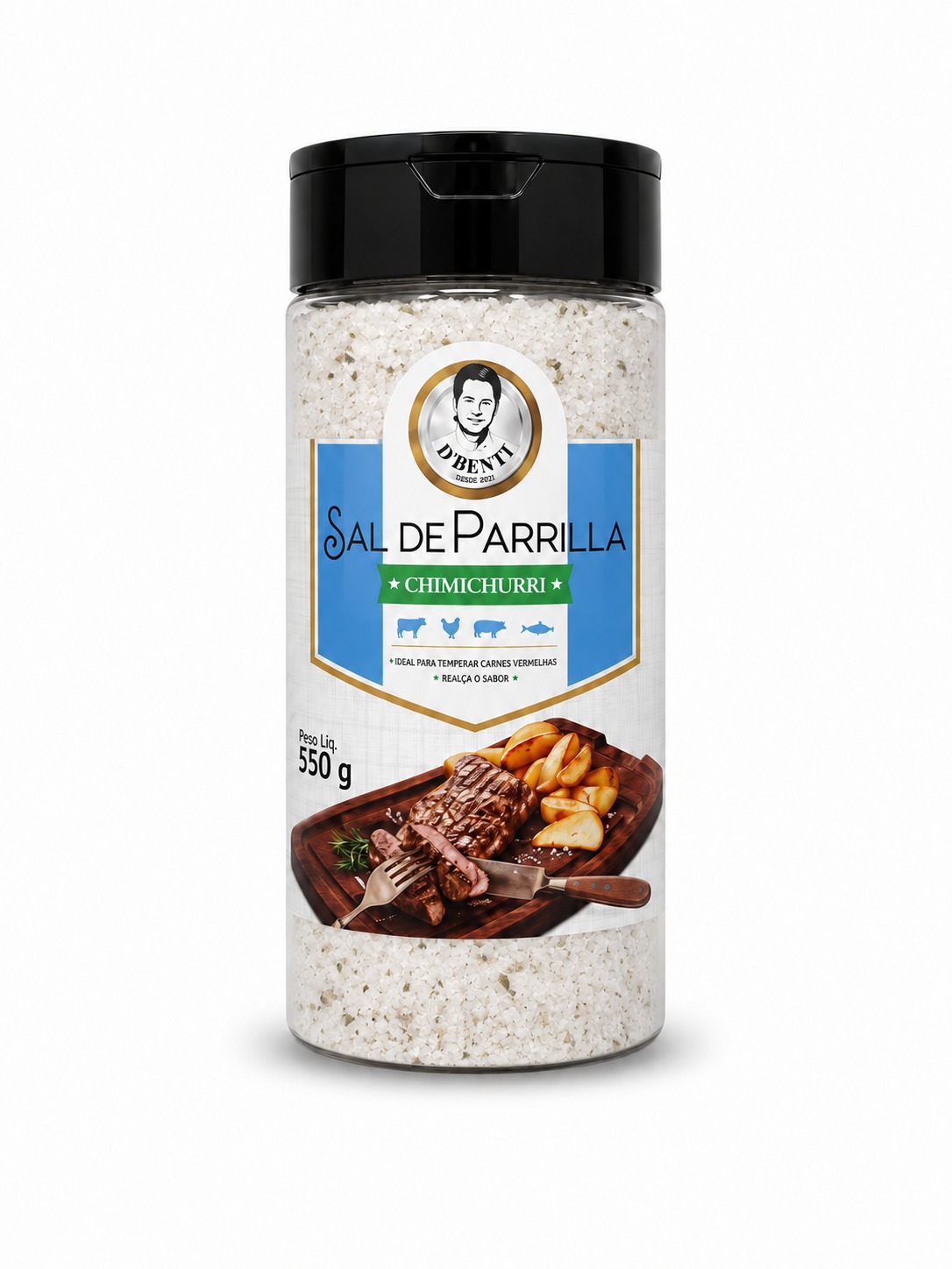 Sal de Parrilla com Chimichurri